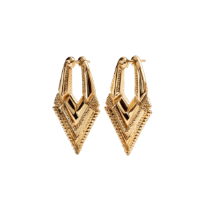 Round Fiery Created Pink Opal Stud Earrings