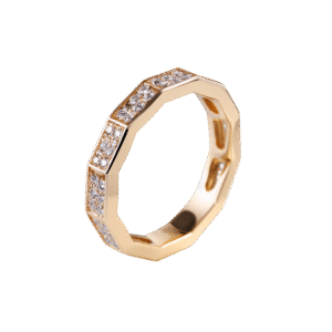 White Gold Diamond Semi-Eternity Band