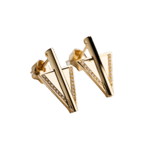 Round Fiery Created Pink Opal Stud Earrings