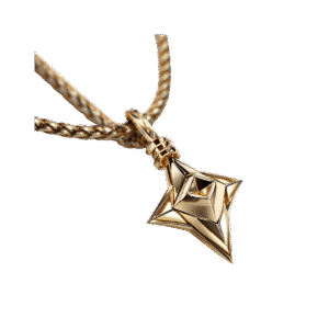 Vintage Medallion Italian Silver Necklace